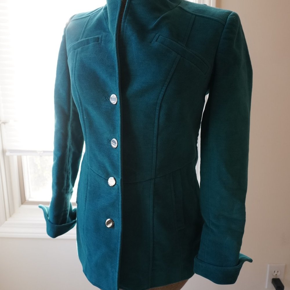 E3 by Etcetera Teal Coat